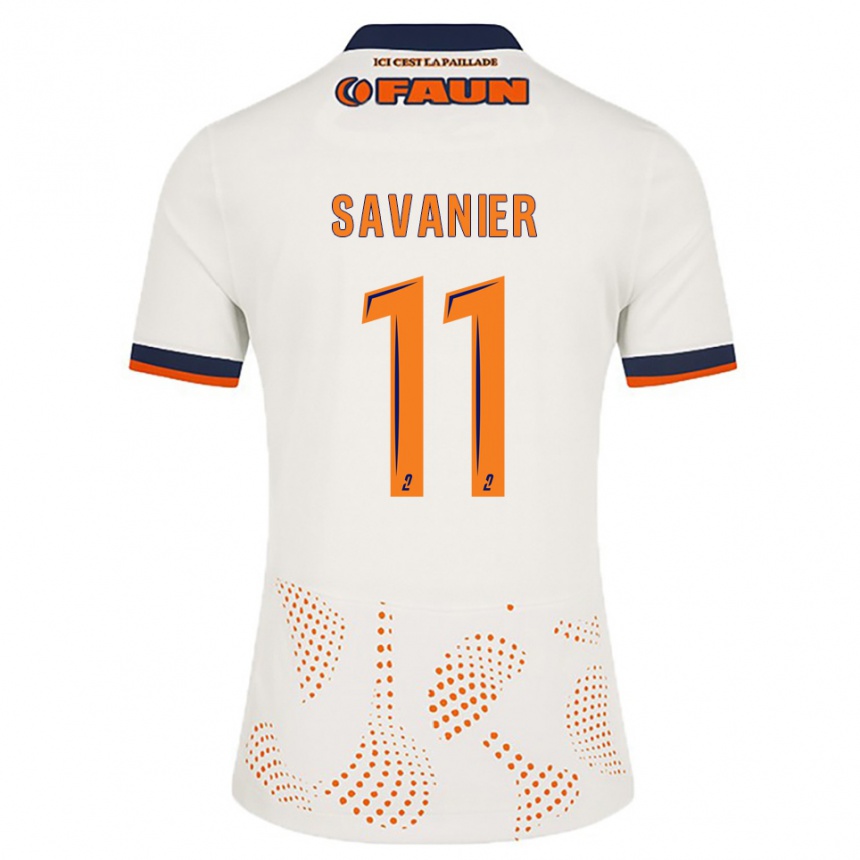 נשים כדורגל טז'י סבנייה #11 לבן כתום הרחק ג'רזי 2025/26