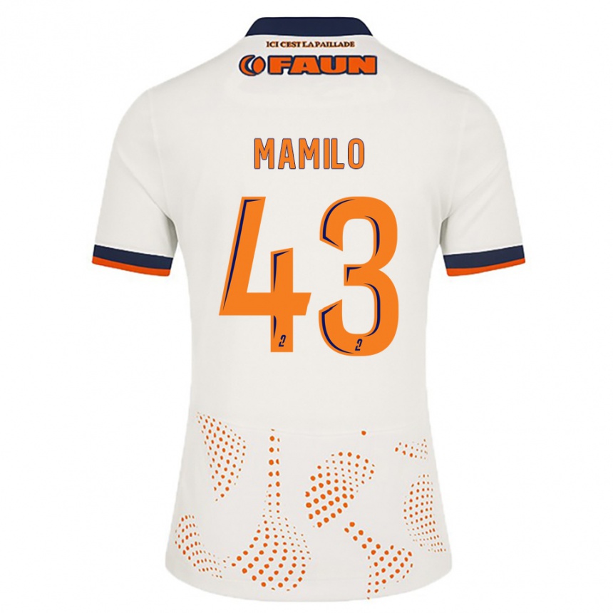 נשים כדורגל Craig Mamilo #43 לבן כתום הרחק ג'רזי 2025/26