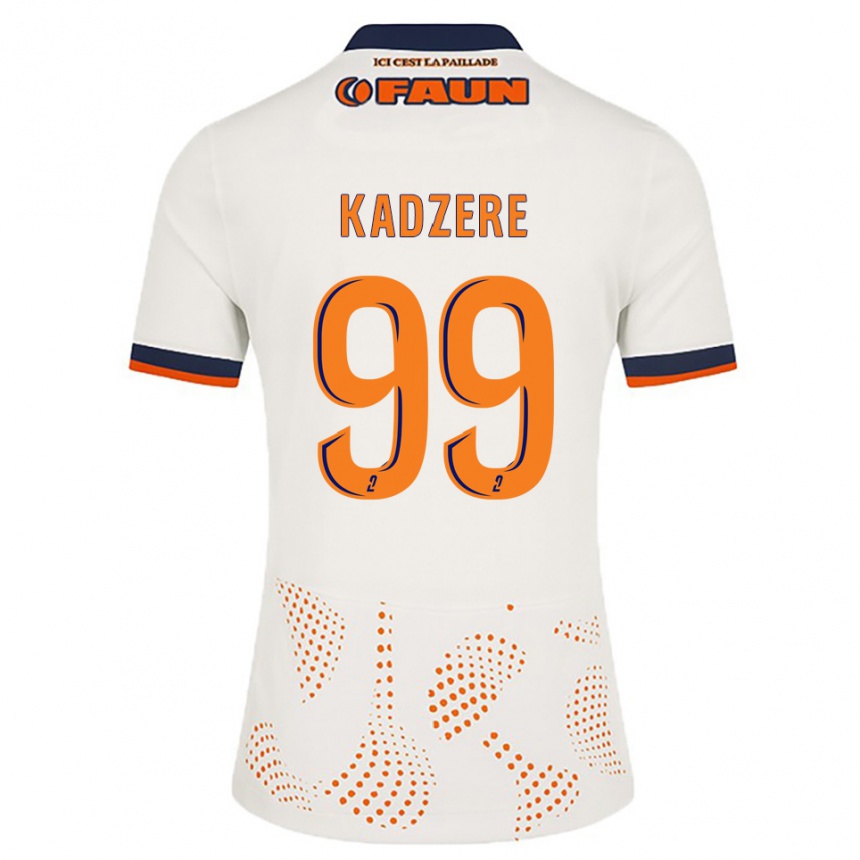 נשים כדורגל רוז קאדזר #99 לבן כתום הרחק ג'רזי 2025/26
