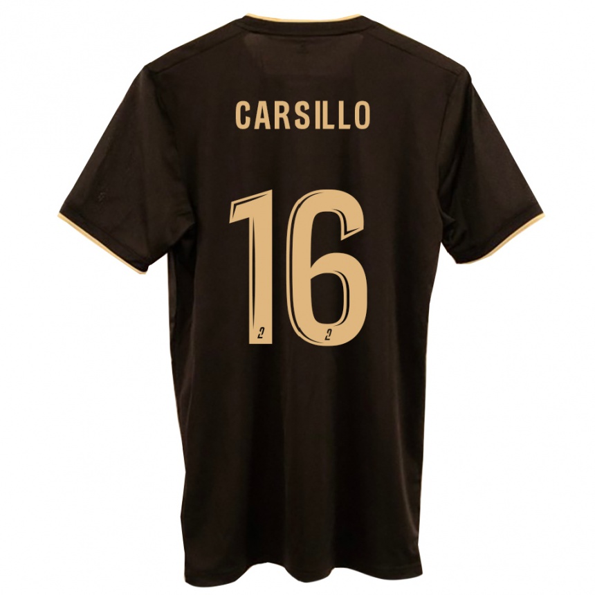 נשים כדורגל Pierre-François Carsillo #16 כחול אדום הרחק ג'רזי 2025/26