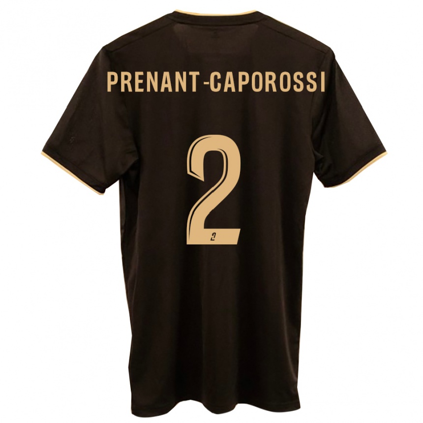 נשים כדורגל Julien Prenant-Caporossi #2 כחול אדום הרחק ג'רזי 2025/26