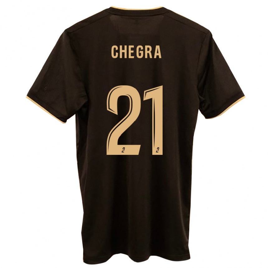 נשים כדורגל Ivane Chegra #21 כחול אדום הרחק ג'רזי 2025/26