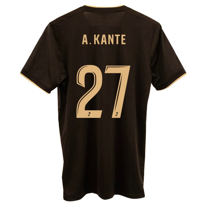 נשים כדורגל אבובקארי קאנטה #27 כחול אדום הרחק ג'רזי 2025/26