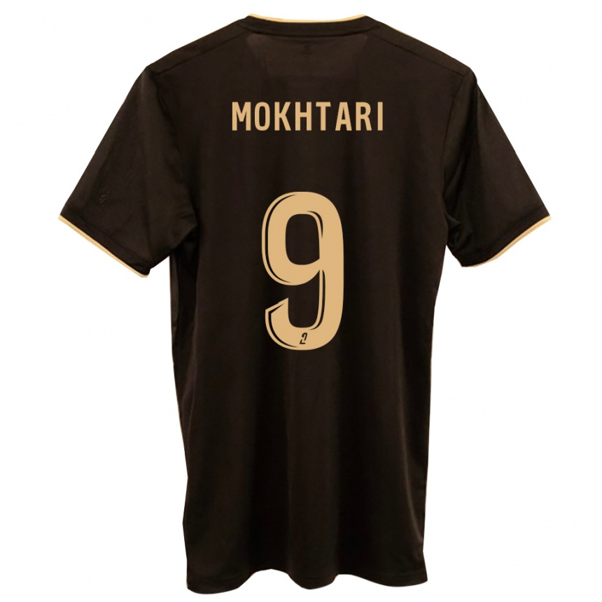 נשים כדורגל נועה מוכטארי #9 כחול אדום הרחק ג'רזי 2025/26