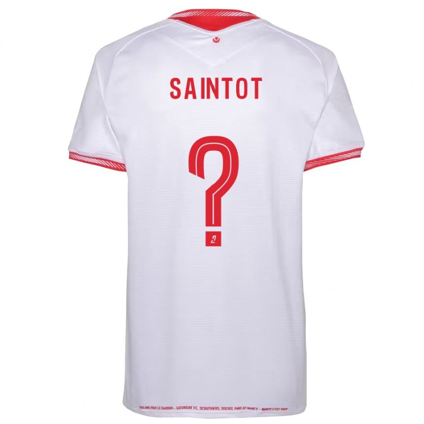 נשים כדורגל Léane Saintot #0 שחור אדום הרחק ג'רזי 2025/26