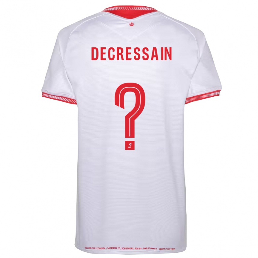 נשים כדורגל Flavie Decressain #0 שחור אדום הרחק ג'רזי 2025/26