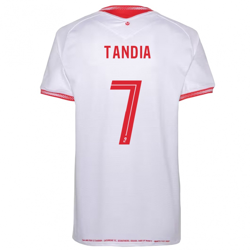 נשים כדורגל Youssouf Tandia #7 שחור אדום הרחק ג'רזי 2025/26