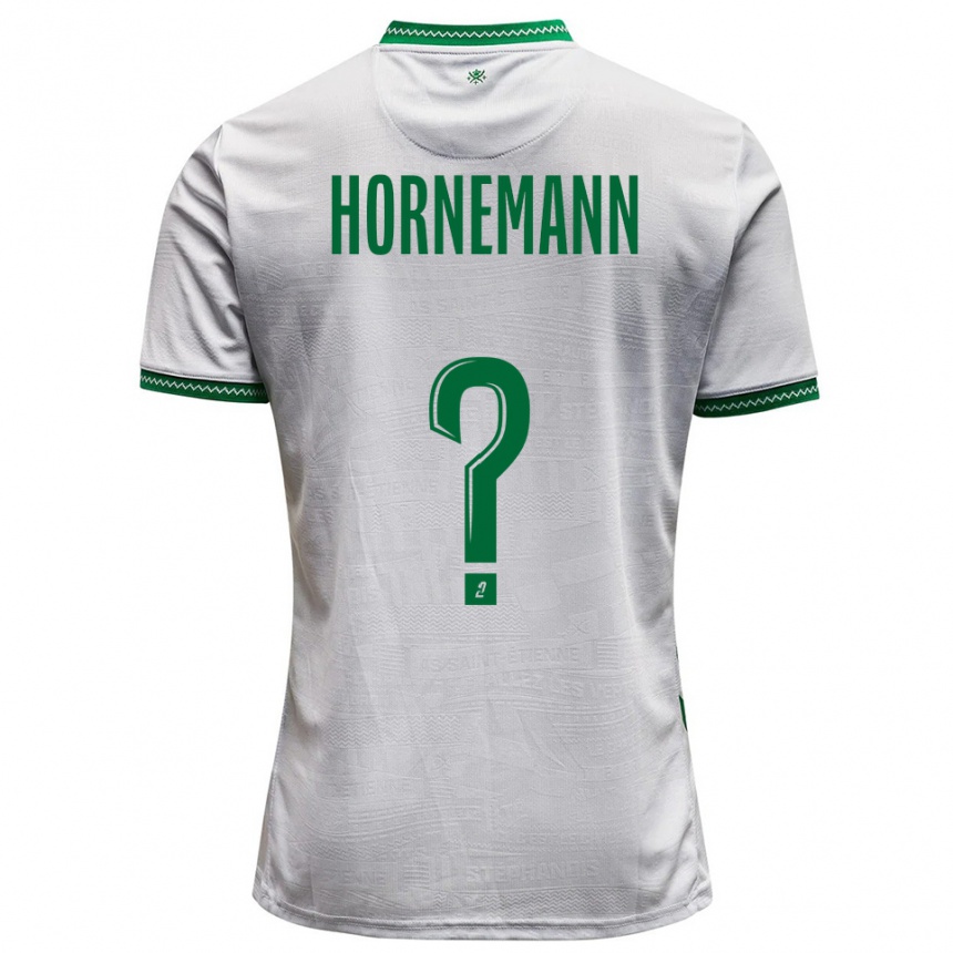 נשים כדורגל סופי הורנמן #0 לבן ירוק הרחק ג'רזי 2025/26