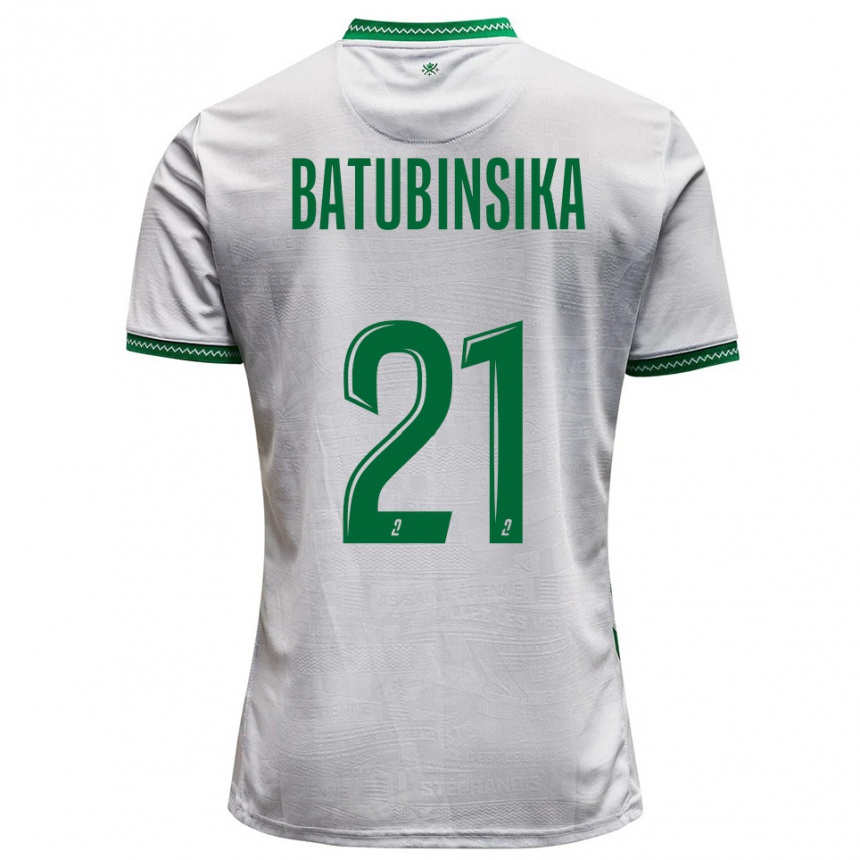 נשים כדורגל דילן בטובינסיקה #21 לבן ירוק הרחק ג'רזי 2025/26