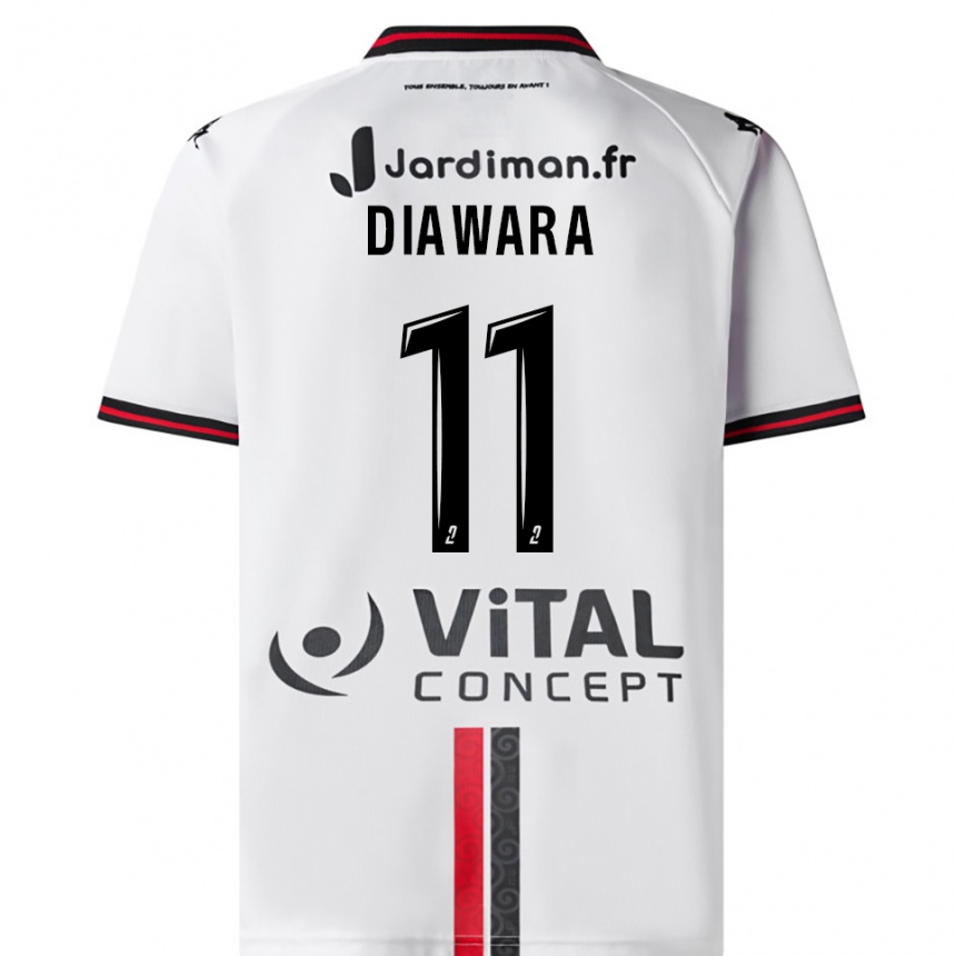נשים כדורגל ממאדו דיאווארה #11 לבן אדום הרחק ג'רזי 2025/26