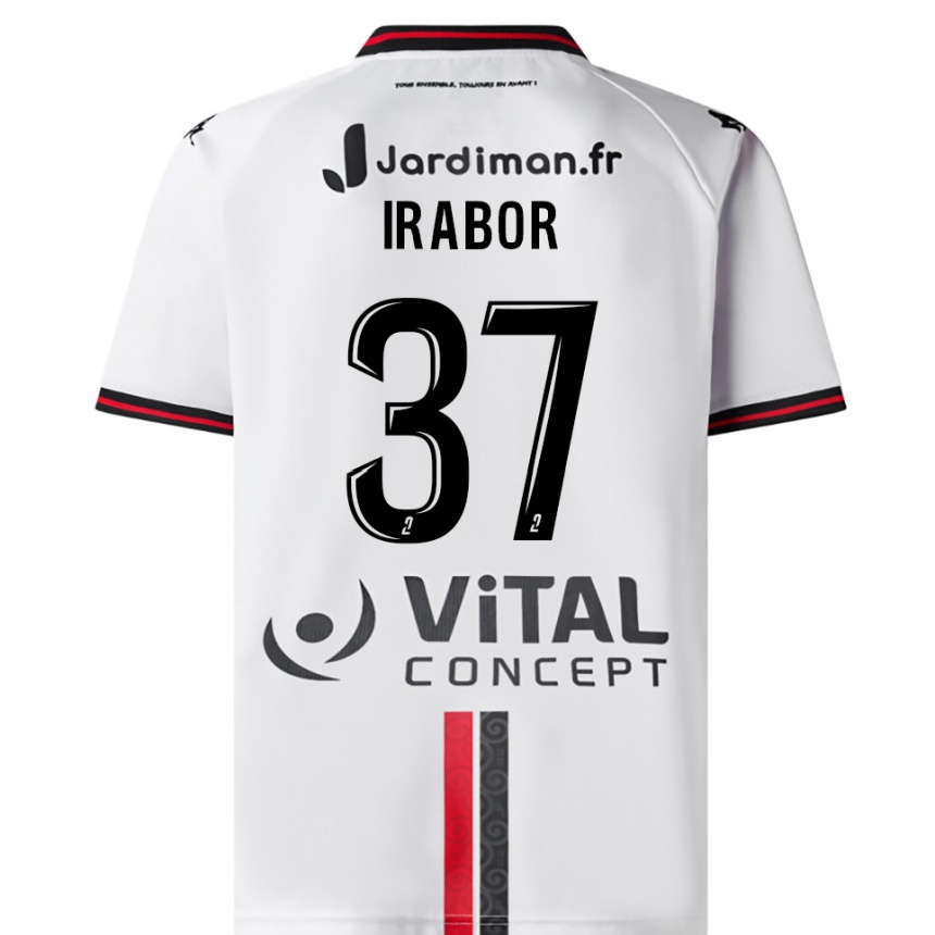 נשים כדורגל בראון אירבור #37 לבן אדום הרחק ג'רזי 2025/26