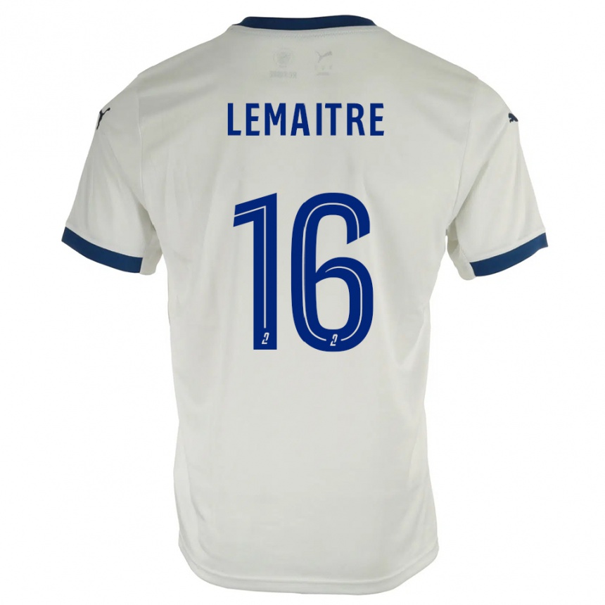 נשים כדורגל ניקולס למטר #16 לבן כחול הרחק ג'רזי 2025/26