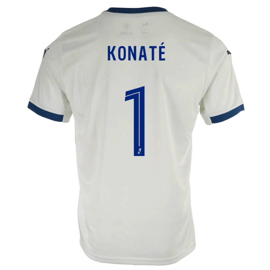 נשים כדורגל הילל קונאטה #1 לבן כחול הרחק ג'רזי 2025/26