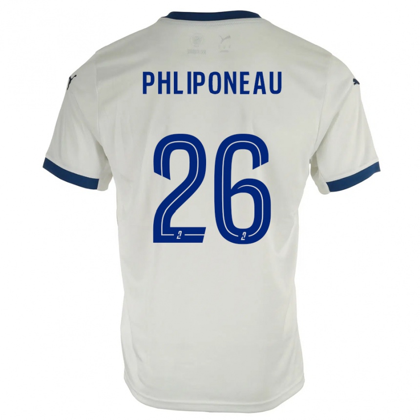 נשים כדורגל אלכסנדר פליפונו #26 לבן כחול הרחק ג'רזי 2025/26