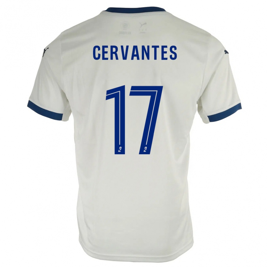 נשים כדורגל נועה סרבנטס #17 לבן כחול הרחק ג'רזי 2025/26