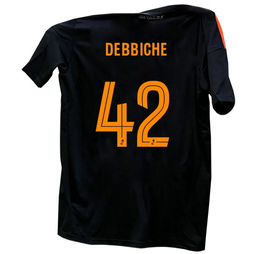 נשים כדורגל Wael Debbiche #42 לבן אדום הרחק ג'רזי 2025/26