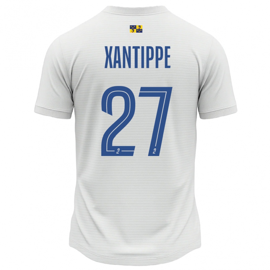 נשים כדורגל Matthéo Xantippe #27 לבן כחול הרחק ג'רזי 2025/26