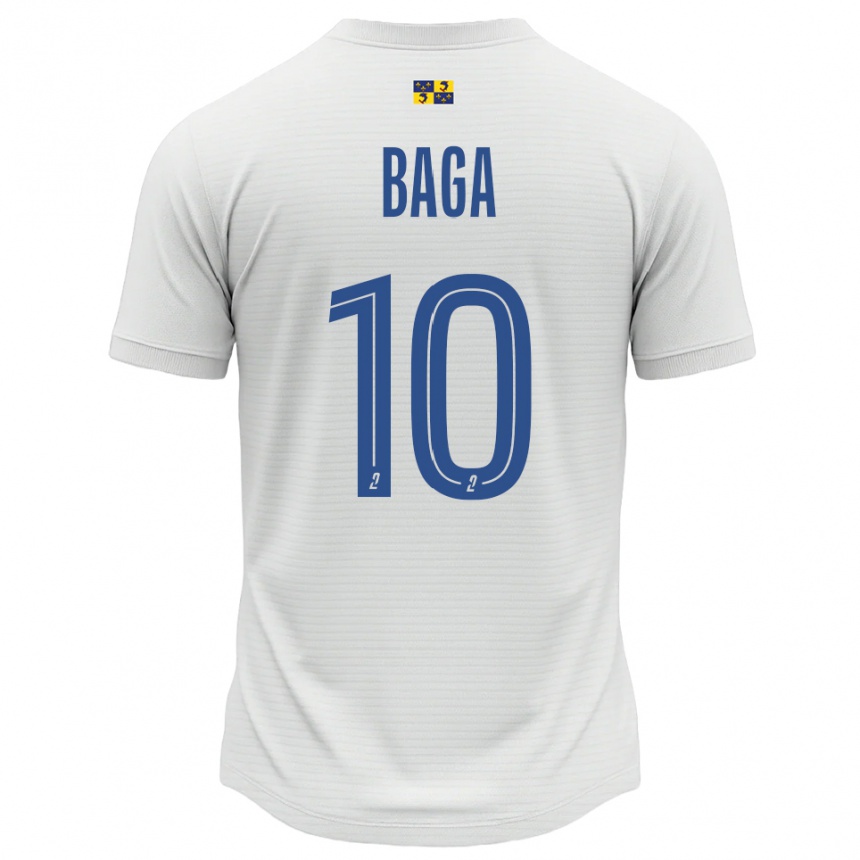 נשים כדורגל לאורין באגה #10 לבן כחול הרחק ג'רזי 2025/26