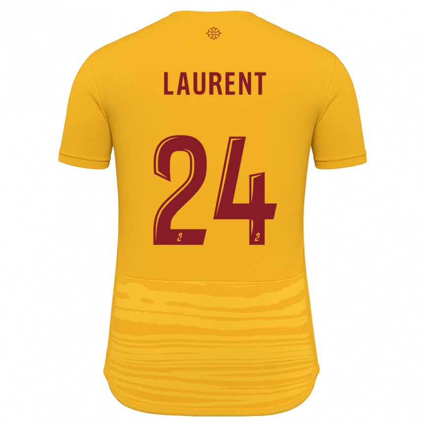 נשים כדורגל לוני לורן #24 כתום בורדו הרחק ג'רזי 2025/26