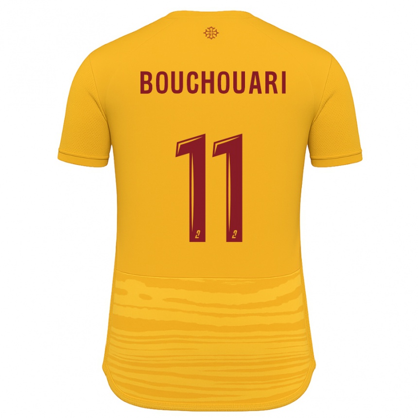 נשים כדורגל Mohamed Bouchouari #11 כתום בורדו הרחק ג'רזי 2025/26