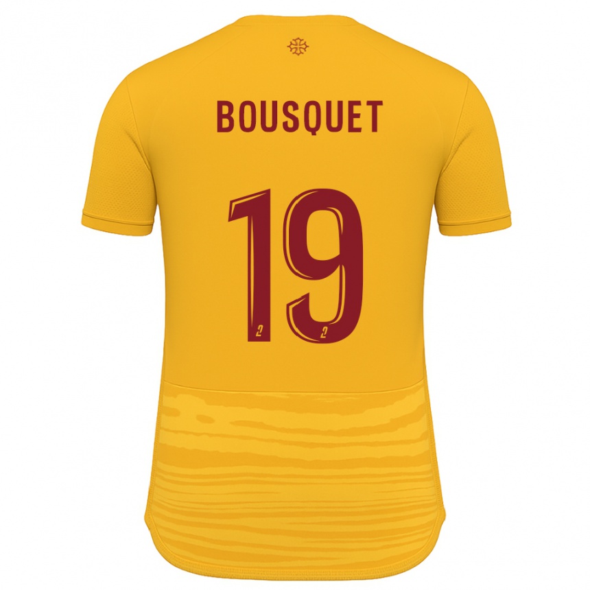 נשים כדורגל Marie Bousquet #19 כתום בורדו הרחק ג'רזי 2025/26