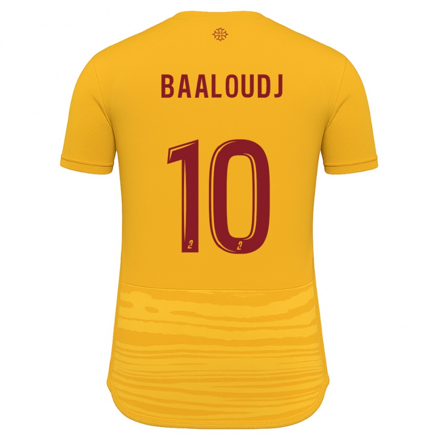 נשים כדורגל Mehdi Baaloudj #10 כתום בורדו הרחק ג'רזי 2025/26