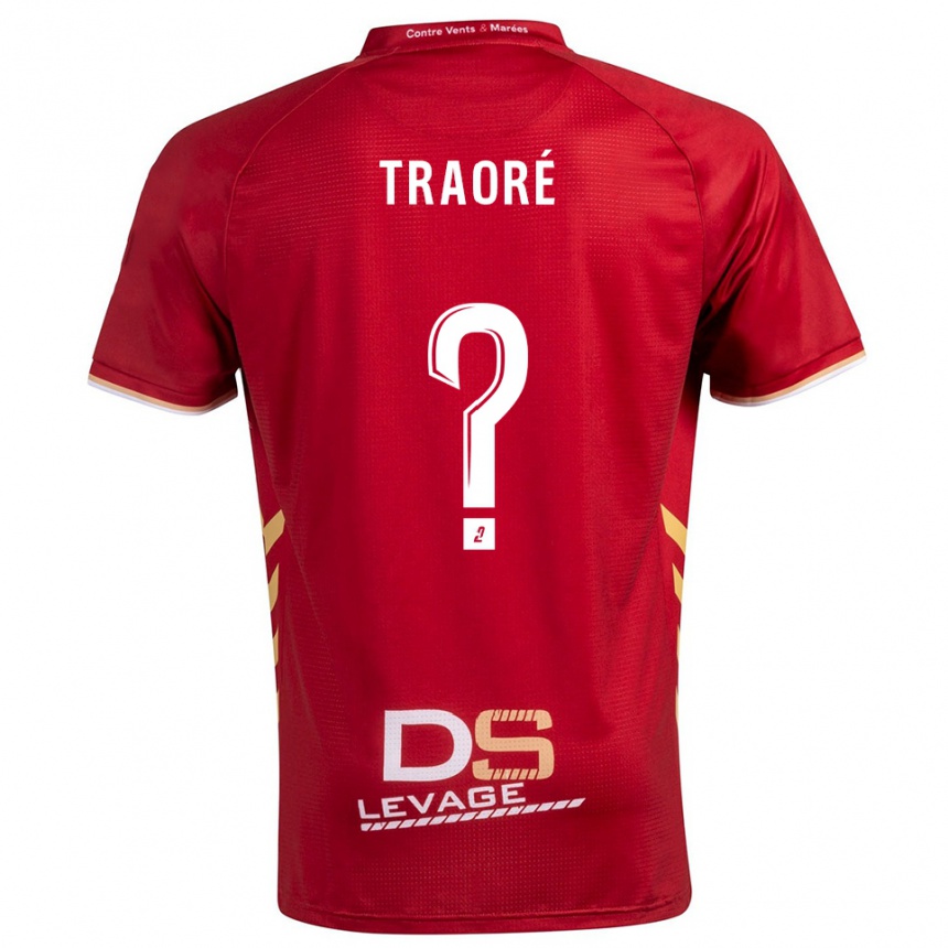 נשים כדורגל Sadia Traoré #0 בורדו זהב הרחק ג'רזי 2025/26