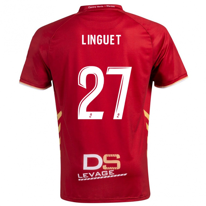 נשים כדורגל אלאן לינגה #27 בורדו זהב הרחק ג'רזי 2025/26