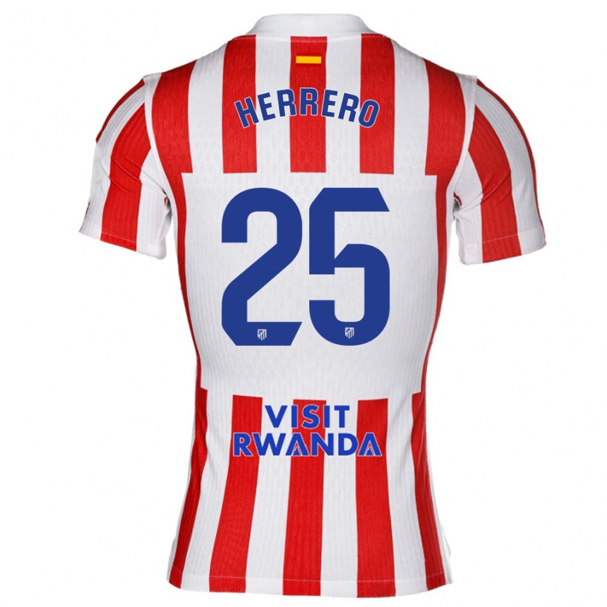 ילדים כדורגל אלכס הררו #25 אדום לבן ג'רזי ביתית 2025/26