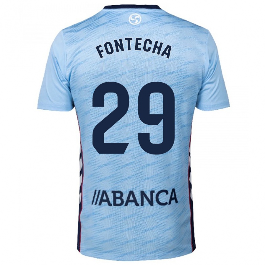 ילדים כדורגל Celia Fontecha #29 תכלת אדום ג'רזי ביתית 2025/26
