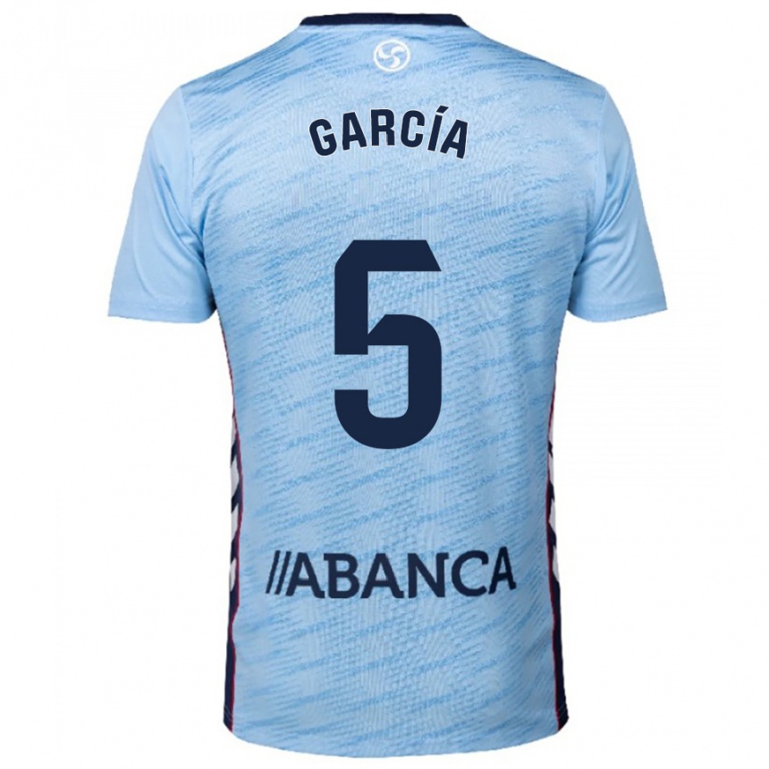 ילדים כדורגל Noa García #5 תכלת אדום ג'רזי ביתית 2025/26