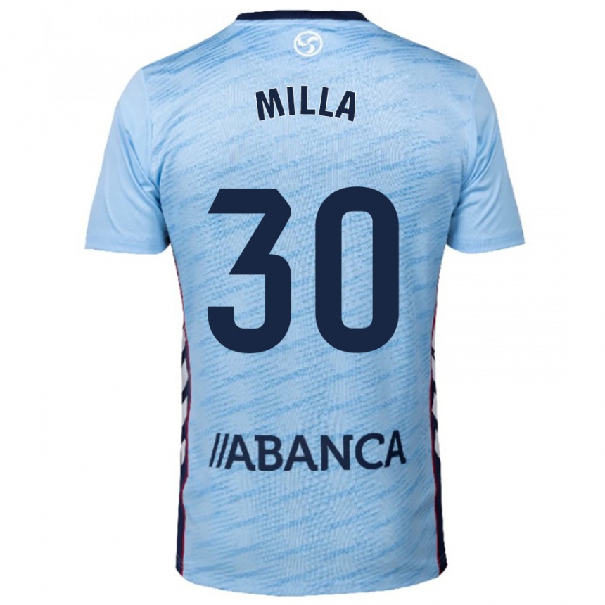 ילדים כדורגל Germain Milla #30 תכלת אדום ג'רזי ביתית 2025/26