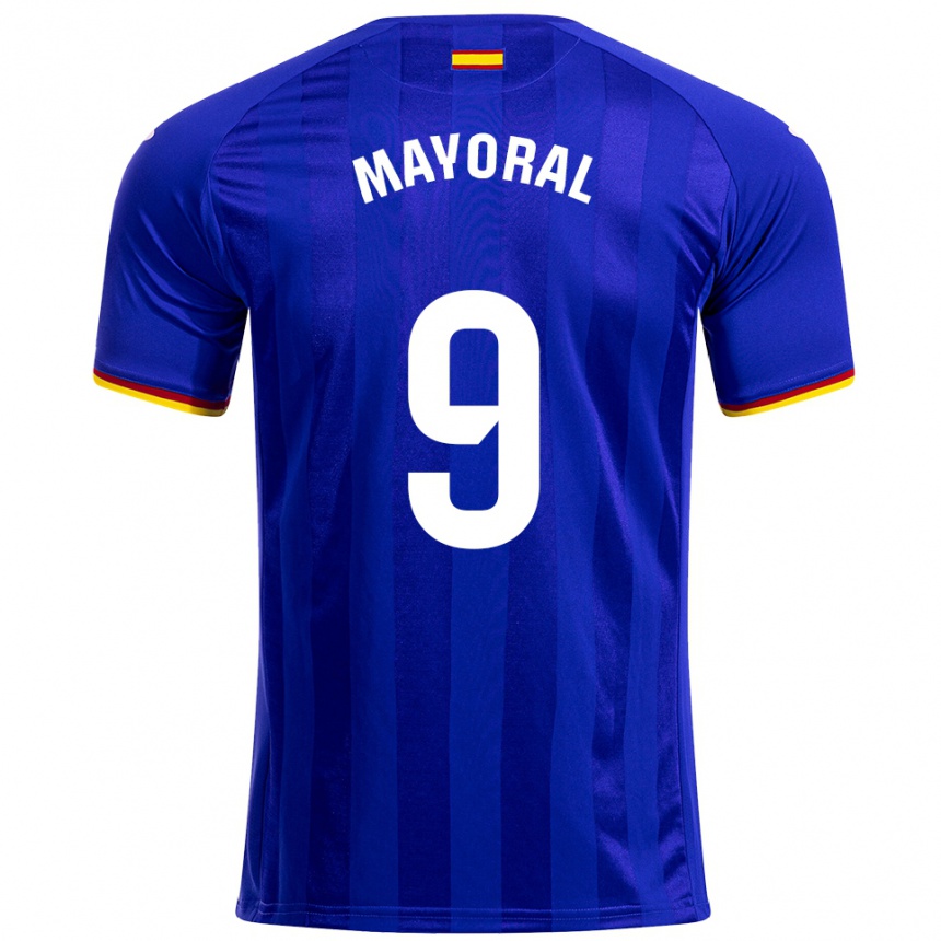 ילדים כדורגל בורחה מיוראל #9 כחול אדום צהוב ג'רזי ביתית 2025/26