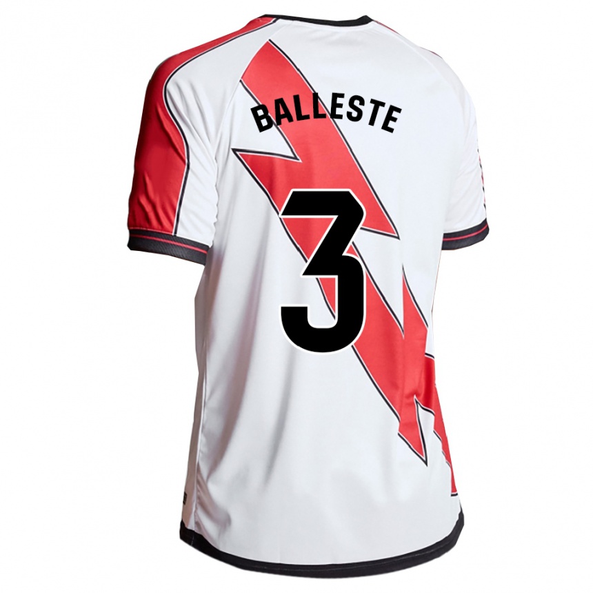 ילדים כדורגל לאיה בלסטה #3 לבן אדום ג'רזי ביתית 2025/26