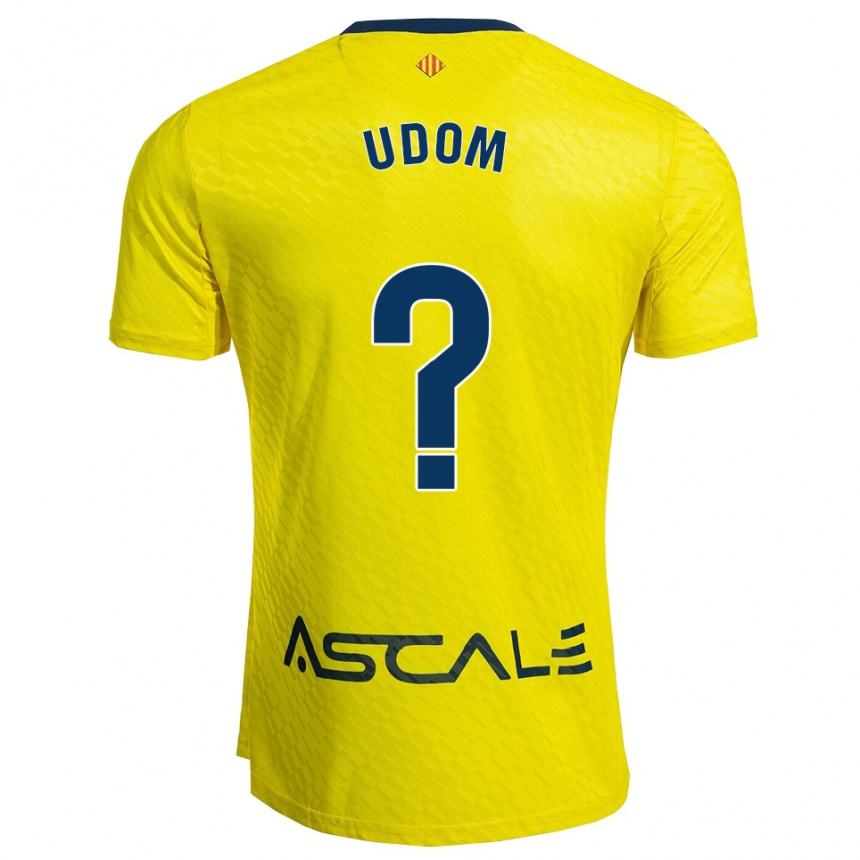 ילדים כדורגל אקרט אנתוני אודום #0 צהוב נייבי ג'רזי ביתית 2025/26