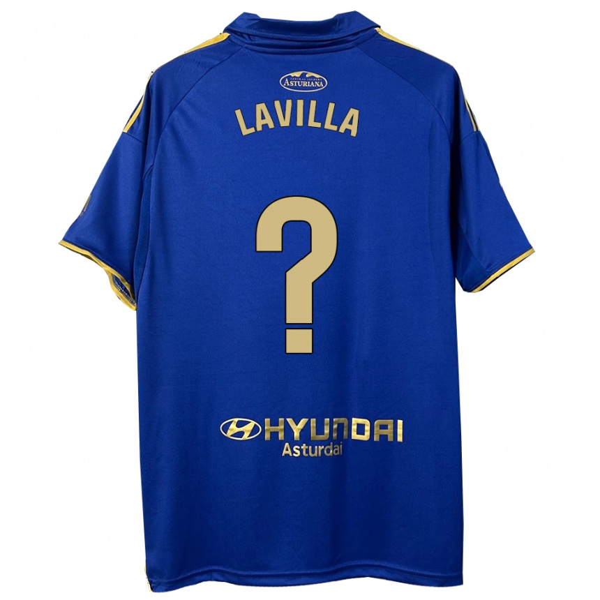 ילדים כדורגל Martín Lavilla #0 כחול זהב ג'רזי ביתית 2025/26