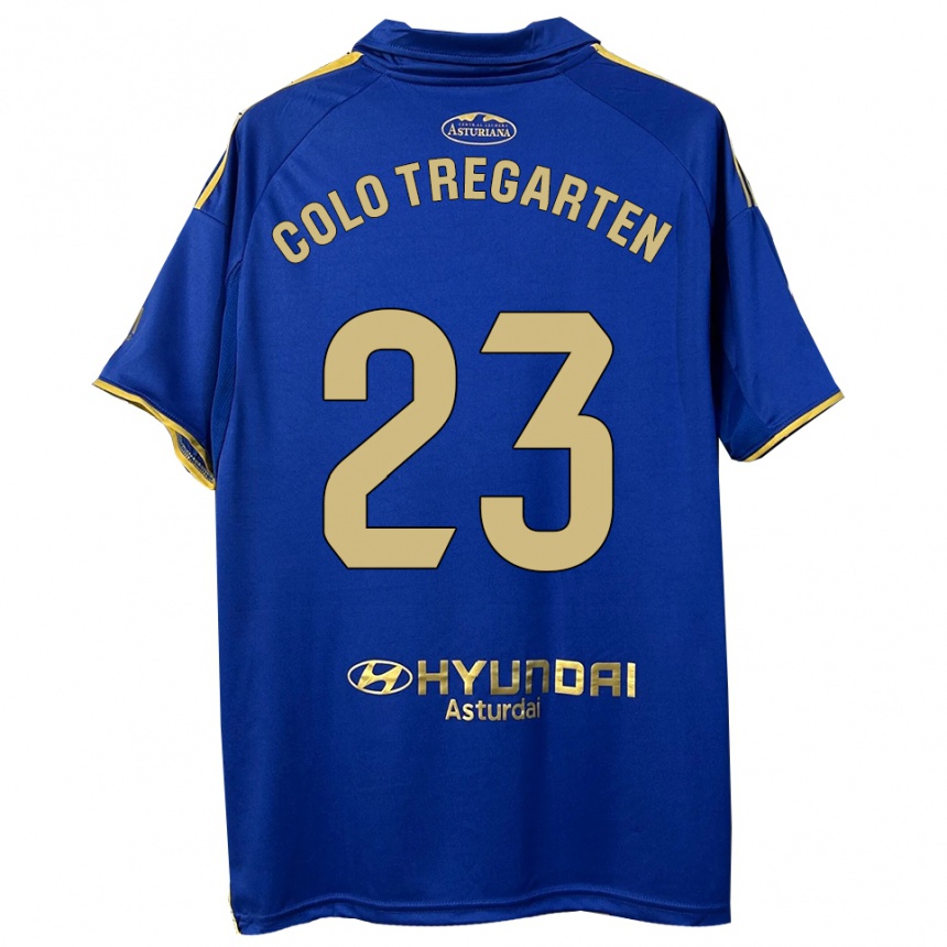 ילדים כדורגל Colo Tregarten #23 כחול זהב ג'רזי ביתית 2025/26