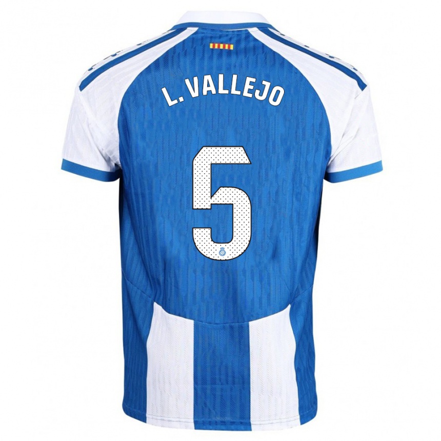 ילדים כדורגל לוסיה ואייחו בלאסקס #5 כחול לבן ג'רזי ביתית 2025/26