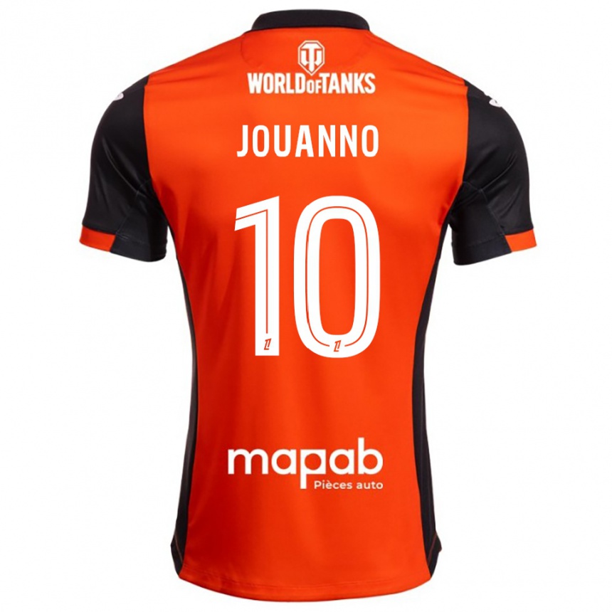ילדים כדורגל Mathilde Jouanno #10 שחור כתום ג'רזי ביתית 2025/26