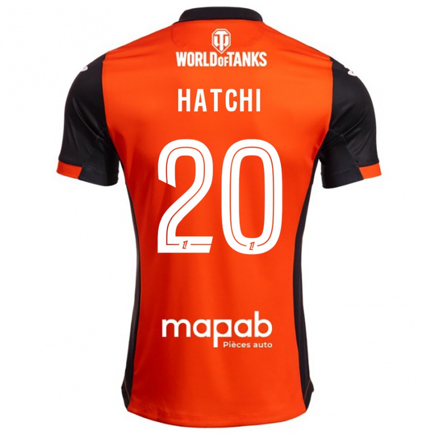 ילדים כדורגל Jérémy Hatchi #20 שחור כתום ג'רזי ביתית 2025/26
