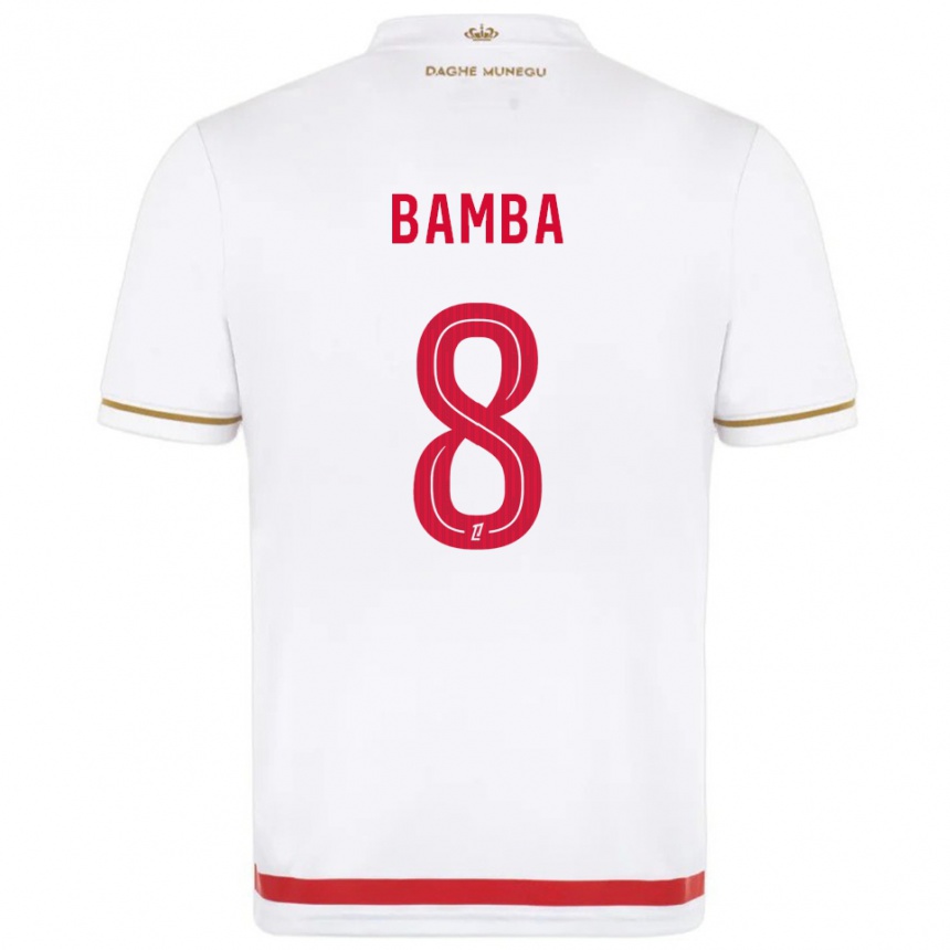 ילדים כדורגל אלאג׳י באמבה #8 אדום לבן ג'רזי ביתית 2025/26