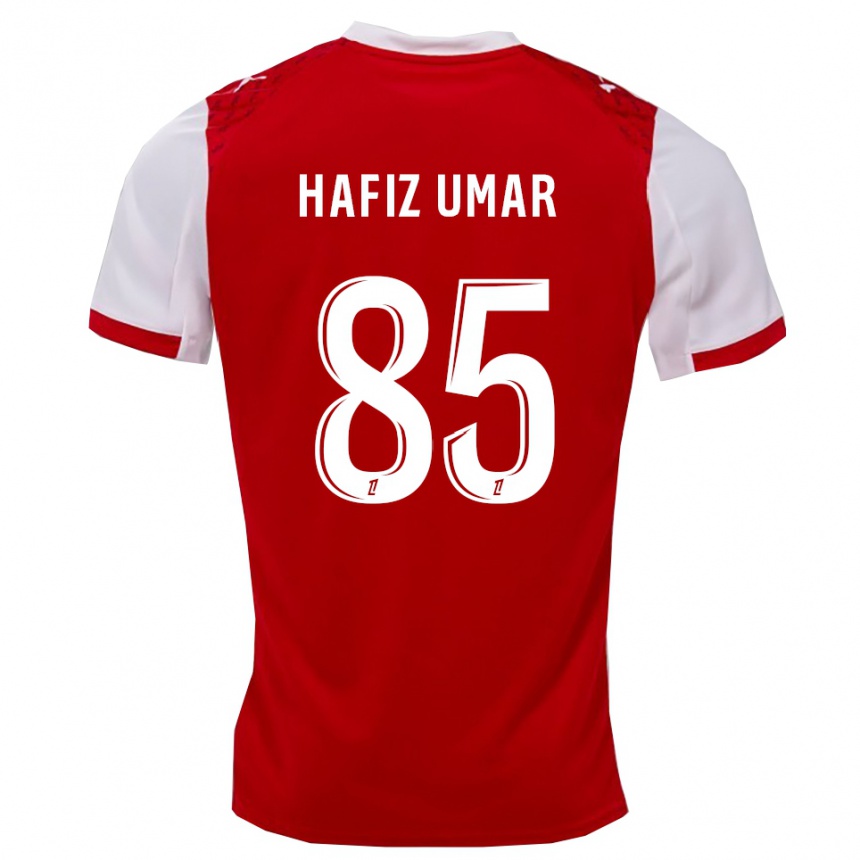 ילדים כדורגל Ibrahim Hafiz Umar #85 אדום לבן ג'רזי ביתית 2025/26