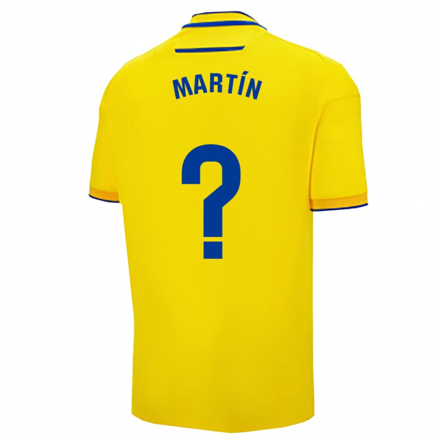 ילדים כדורגל Ismael Martín #0 צהוב נייבי ג'רזי ביתית 2025/26