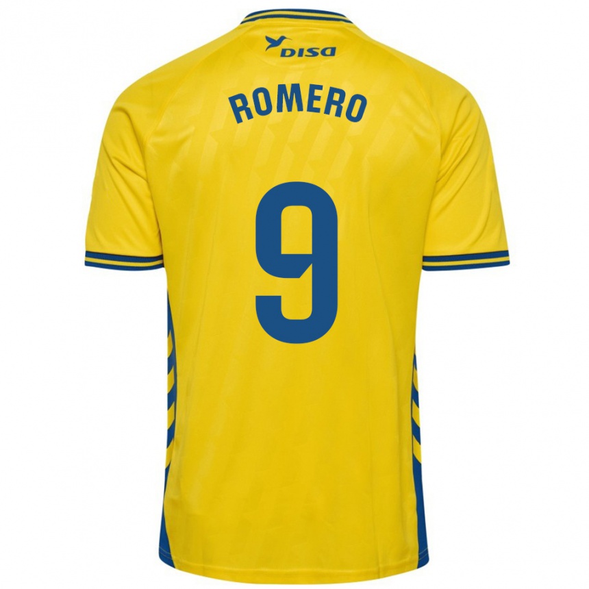 ילדים כדורגל Elías Romero #9 צהוב כחול ג'רזי ביתית 2025/26