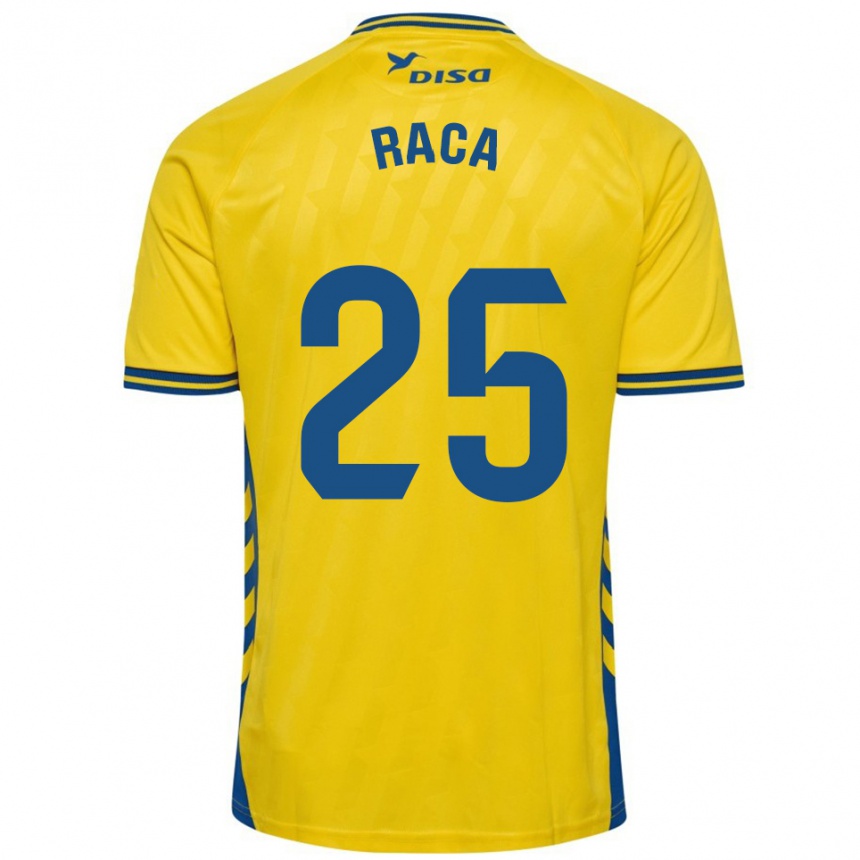 ילדים כדורגל Valentino Raca #25 צהוב כחול ג'רזי ביתית 2025/26