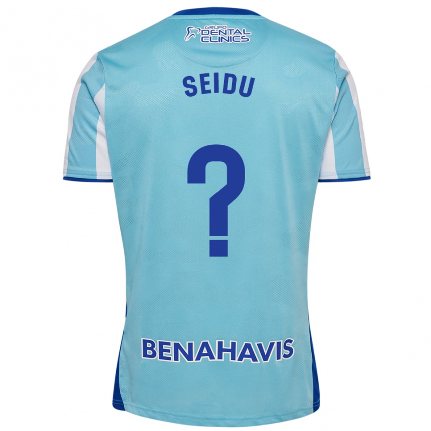 ילדים כדורגל Abubakar Seidu #0 תכלת לבן ג'רזי ביתית 2025/26
