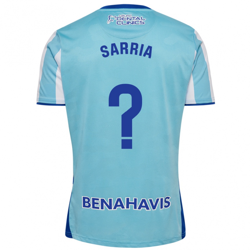 ילדים כדורגל Cristian Sarria #0 תכלת לבן ג'רזי ביתית 2025/26