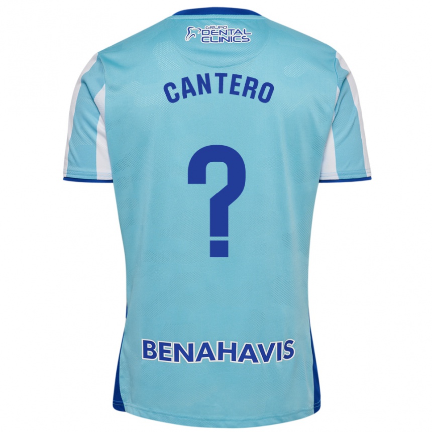 ילדים כדורגל José Cantero #0 תכלת לבן ג'רזי ביתית 2025/26