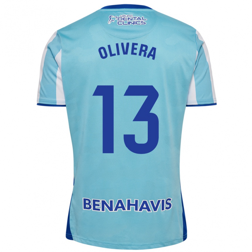 ילדים כדורגל Fernando Olivera #13 תכלת לבן ג'רזי ביתית 2025/26