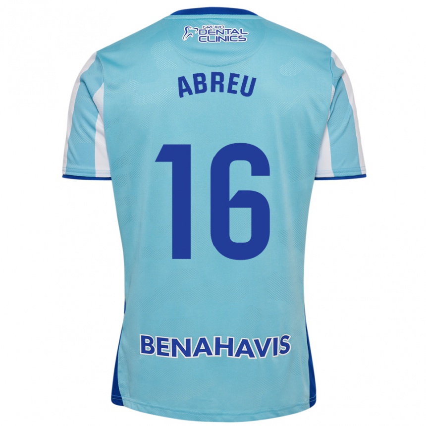 ילדים כדורגל Marco Abreu #16 תכלת לבן ג'רזי ביתית 2025/26